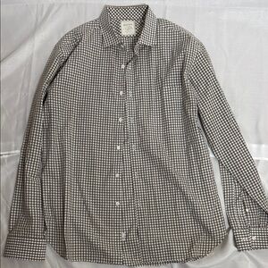 Men's Checkered Shirt - Black and White